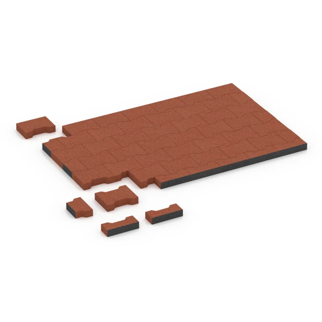 Typische Verlegung oder Einbausituation für den Artikel 7069 von WARCO - Marksten, Farbton Tegelröd in der Abmessung 20 x 16,5 x 4,5 cm | 0,0278 m².