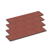 Typische Verlegung oder Einbausituation für den Artikel 6373 von WARCO - Terrassplatta Classic, Farbton Tomatröd in der Abmessung 50 x 50 x 4 cm.