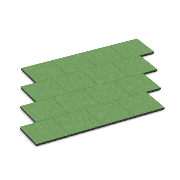 Typische Verlegung oder Einbausituation für den Artikel 6133 von WARCO - Fallskyddsplatta – 125 cm, Farbton Lindgrön in der Abmessung 50 x 50 x 4 cm.
