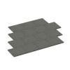 Typische Verlegung oder Einbausituation für den Artikel 6354 von WARCO - Terrassplatta Classic, Farbton Mörkgrå granit in der Abmessung 50 x 50 x 3 cm.