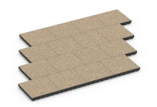 Fallskyddsplatta EPDM – 210 cm
