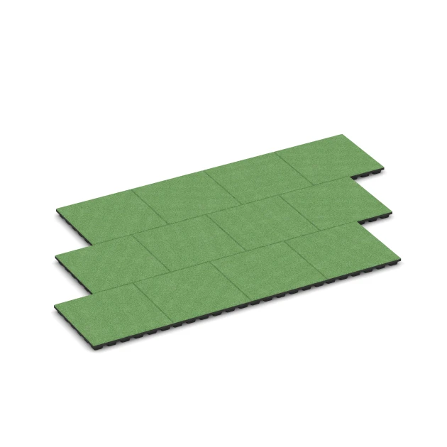Typische Verlegung oder Einbausituation für den Artikel 6137 von WARCO - Fallskyddsplatta – 170 cm, Farbton Lindgrön in der Abmessung 50 x 50 x 4,8 cm.