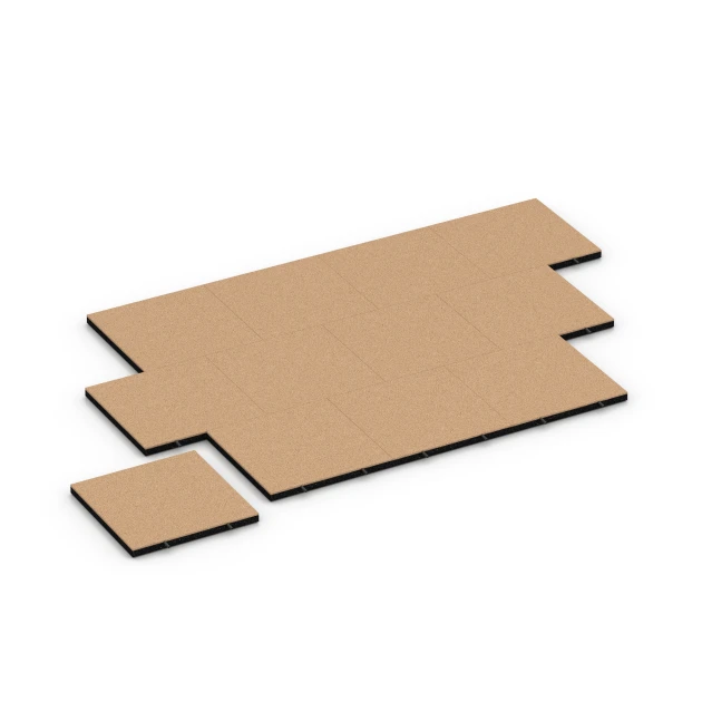 Typische Verlegung oder Einbausituation für den Artikel 6222 von WARCO - Fallskyddsplattor, Farbton Sandbeige in der Abmessung 50 x 50 x 4 cm.