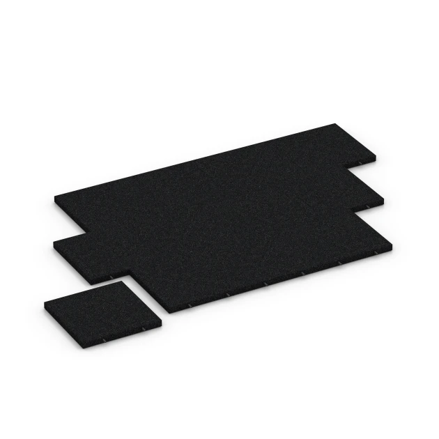 Typische Verlegung oder Einbausituation für den Artikel 6171 von WARCO - Fallskyddsplattor, Farbton Antracit in der Abmessung 50 x 50 x 4,5 cm.