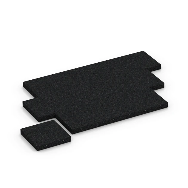 Typische Verlegung oder Einbausituation für den Artikel 6271 von WARCO - Fallskyddsplatta – 230 cm, Farbton Antracit in der Abmessung 50 x 50 x 8 cm.