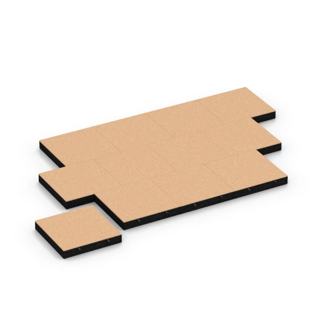Typische Verlegung oder Einbausituation für den Artikel 6234 von WARCO - Fallskyddsplattor, Farbton Sandbeige in der Abmessung 50 x 50 x 8 cm.