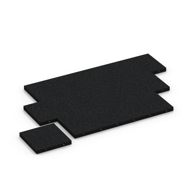 Typische Verlegung oder Einbausituation für den Artikel 6265 von WARCO - Fallskyddsplatta – 180 cm, Farbton Antracit in der Abmessung 50 x 50 x 6 cm.