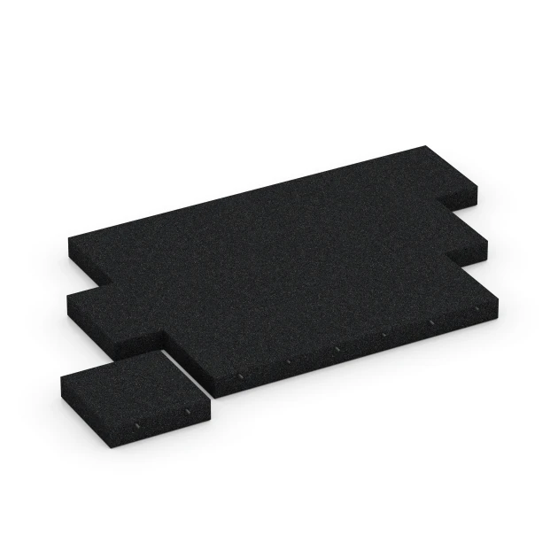 Typische Verlegung oder Einbausituation für den Artikel 6277 von WARCO - Fallskyddsplatta – 300 cm, Farbton Antracit in der Abmessung 50 x 50 x 11 cm.