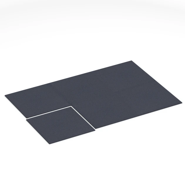 Typische Verlegung oder Einbausituation für den Artikel 6176 von WARCO - Fitness Performance Elite Träningsgolv, Farbton Antracit in der Abmessung 100 × 100 × 2 cm.