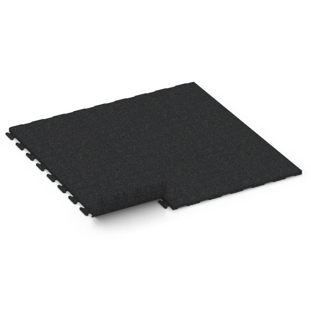 Typische Verlegung oder Einbausituation für den Artikel 6190 von WARCO - Träningsgolvplatta Classic, Farbton Antracit in der Abmessung 50 x 50 x 3 cm | 0,25 m².