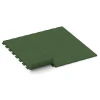 Typische Verlegung oder Einbausituation für den Artikel 7054 von WARCO - Terrassplatta i gummi Linea, Farbton Gräsgrön in der Abmessung 50 x 50 x 3 cm | 0,25 m².