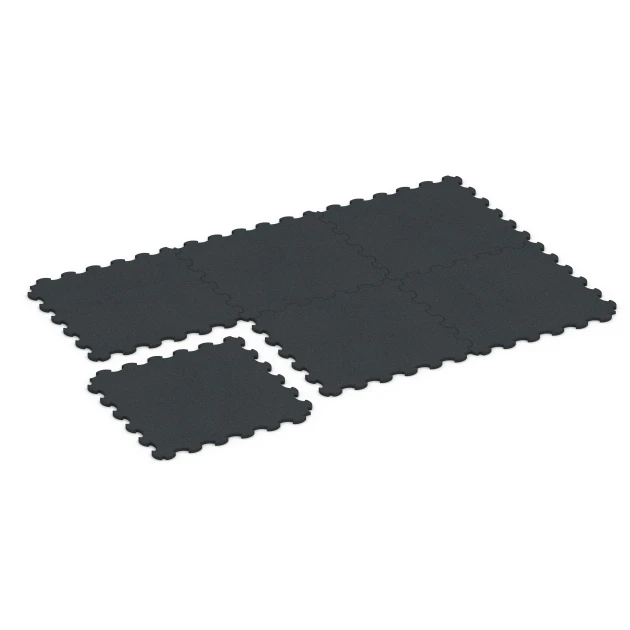 Typische Verlegung oder Einbausituation für den Artikel 7085 von WARCO - Gummimatta för hund, Farbton Antracit in der Abmessung 102,5 x 102,5 x 2,2 cm | 1,05 m².