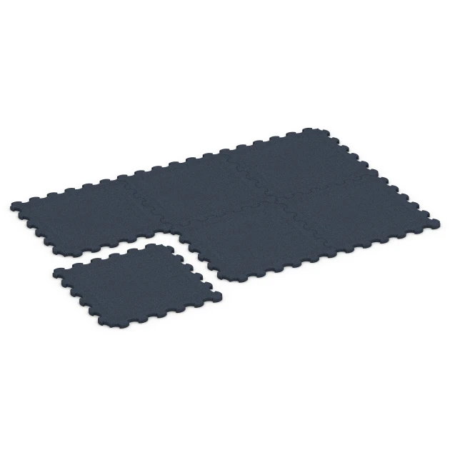 Typische Verlegung oder Einbausituation für den Artikel 6391 von WARCO - Stallmatte Puzzle, Farbton Antracit in der Abmessung 102,5 x 102,5 x 3 cm | 1,05 m².