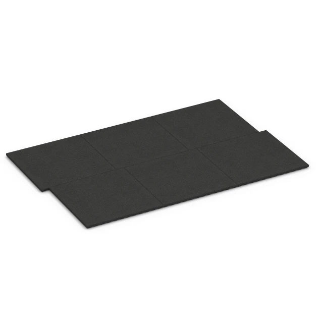 Typische Verlegung oder Einbausituation für den Artikel 6387 von WARCO - Stallmatta Premium, Farbton Antracit in der Abmessung 100 x 100 x 4,5 cm | 1,00 m².