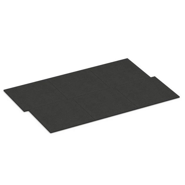 Typische Verlegung oder Einbausituation für den Artikel 6379 von WARCO - Stallmatta, Farbton Antracit in der Abmessung 100 x 100 x 3 cm | 1,00 m².