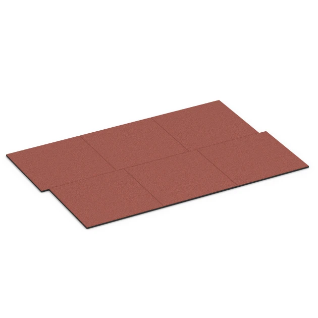 Typische Verlegung oder Einbausituation für den Artikel 6380 von WARCO - Stallmatta, Farbton Tegelröd in der Abmessung 100 x 100 x 3 cm | 1,00 m².