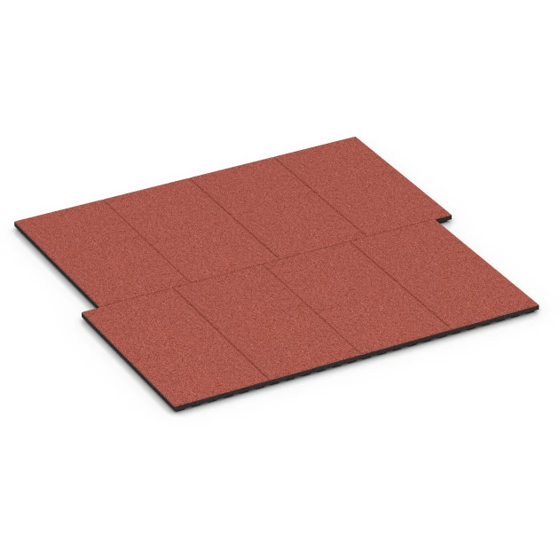Typische Verlegung oder Einbausituation für den Artikel 6390 von WARCO - Stallmatta Lyx, Farbton Tegelröd in der Abmessung 100 x 50 x 4,5 cm | 0,50 m².