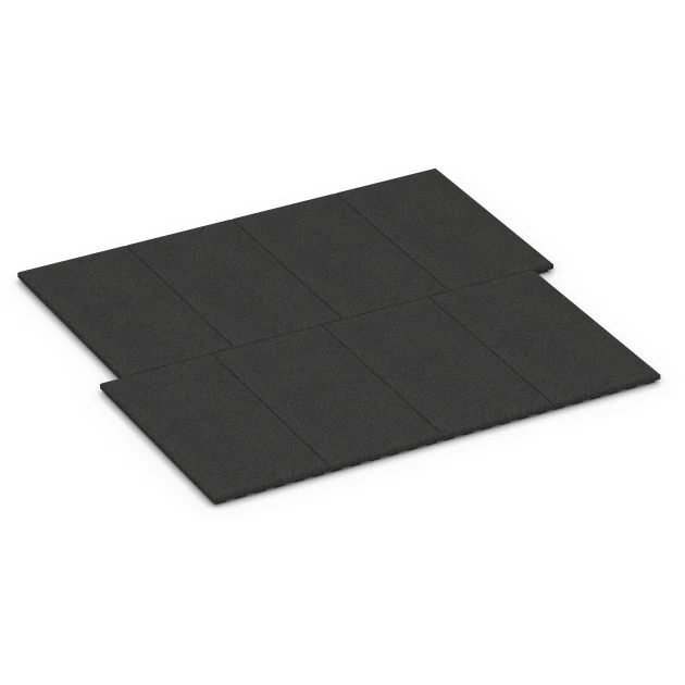 Typische Verlegung oder Einbausituation für den Artikel 6385 von WARCO - Stallmatta Komfort, Farbton Antracit in der Abmessung 100 x 50 x 4 cm | 0,50 m².