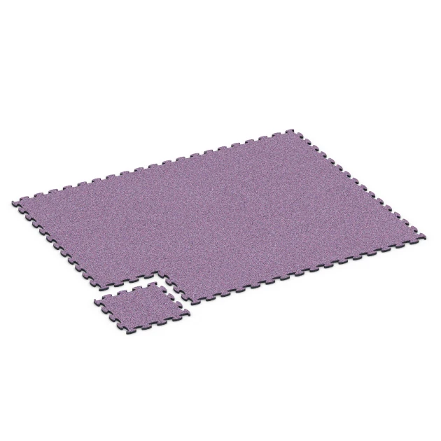 Typische Verlegung oder Einbausituation für den Artikel 6801 von WARCO - Agilitygolv hundsport, Farbton Lavendel in der Abmessung 44,6 x 44,6 x 1,8 cm.