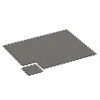 Typische Verlegung oder Einbausituation für den Artikel 6913 von WARCO - Mässgolv klickplatta, Farbton Mörkgrå granit in der Abmessung 44,6 x 44,6 x 1,8 cm.