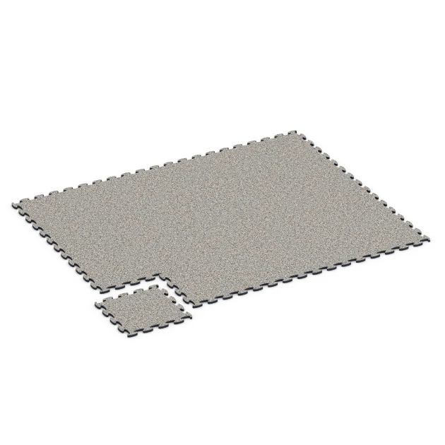 Typische Verlegung oder Einbausituation für den Artikel 6860 von WARCO - Fitness Max gymgolv, Farbton Grå granit in der Abmessung 44,6 x 44,6 x 1,8 cm.