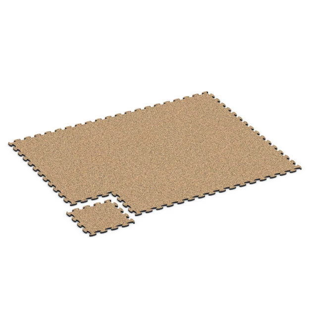 Typische Verlegung oder Einbausituation für den Artikel 6916 von WARCO - Mässgolv klickplatta, Farbton Terrakotta in der Abmessung 44,6 x 44,6 x 1,8 cm.