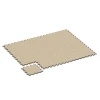 Typische Verlegung oder Einbausituation für den Artikel 6919 von WARCO - Mässgolv klickplatta, Farbton Travertin in der Abmessung 44,6 x 44,6 x 1,8 cm.