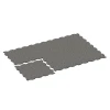 Typische Verlegung oder Einbausituation für den Artikel 6805 von WARCO - Agilitygolv hundsport, Farbton Mörkgrå granit in der Abmessung 97,1 x 97,1 × 1,8 cm.