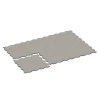 Typische Verlegung oder Einbausituation für den Artikel 6806 von WARCO - Agilitygolv hundsport, Farbton Grå granit in der Abmessung 97,1 x 97,1 × 1,8 cm.