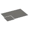 Typische Verlegung oder Einbausituation für den Artikel 6922 von WARCO - Mässgolv klickplatta, Farbton Mörkgrå granit in der Abmessung 97,1 x 97,1 × 1,8 cm.