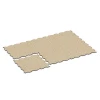 Typische Verlegung oder Einbausituation für den Artikel 6928 von WARCO - Mässgolv klickplatta, Farbton Travertin in der Abmessung 97,1 x 97,1 × 1,8 cm.