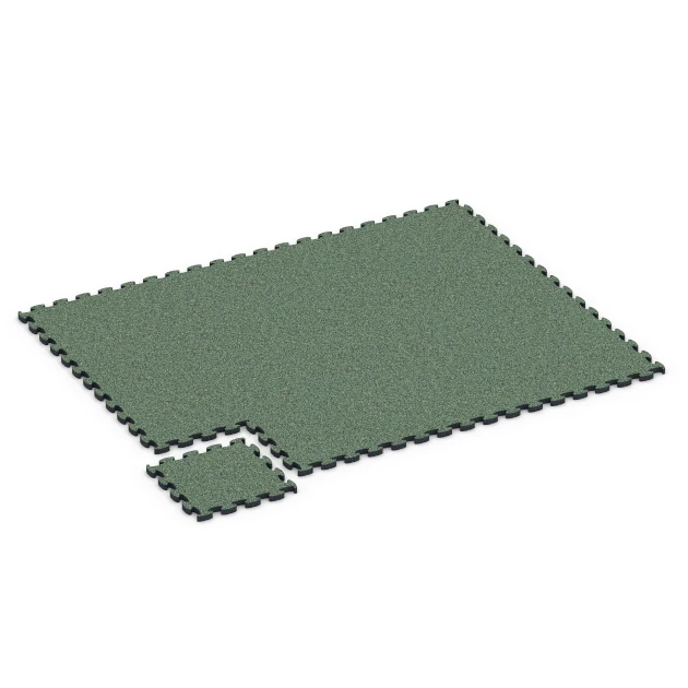 Typische Verlegung oder Einbausituation für den Artikel 6933 von WARCO - Fallskyddsplatta pussel, Farbton Engelskt gräs in der Abmessung 44,6 x 44,6 × 2,8 cm.