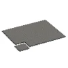 Typische Verlegung oder Einbausituation für den Artikel 6841 von WARCO - Fitness Active gymgolv, Farbton Mörkgrå granit in der Abmessung 44,6 x 44,6 × 2,8 cm.