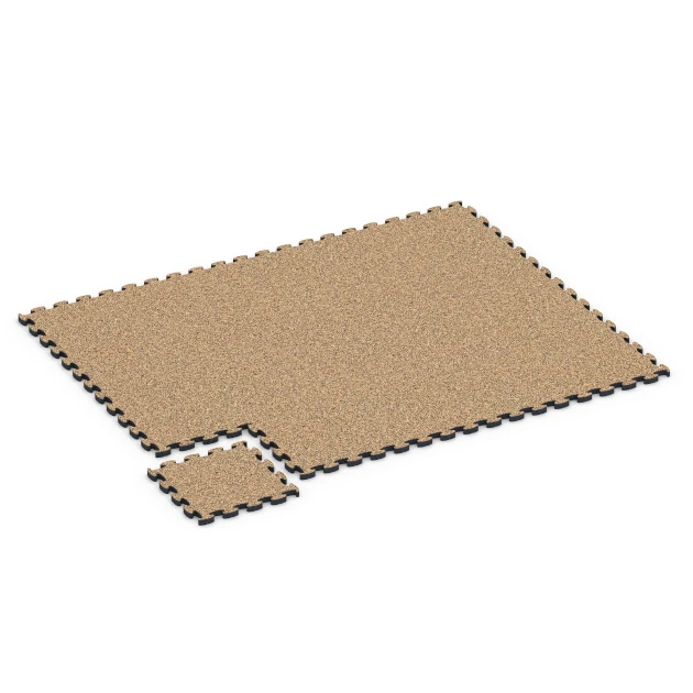 Typische Verlegung oder Einbausituation für den Artikel 6943 von WARCO - Terrassplatta gummi, Farbton Terrakotta in der Abmessung 44,6 x 44,6 × 2,8 cm.