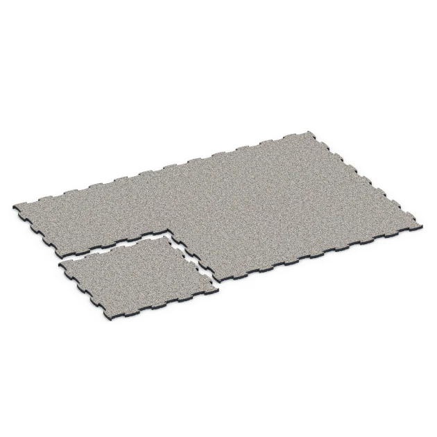 Typische Verlegung oder Einbausituation für den Artikel 6851 von WARCO - Fitness Active gymgolv, Farbton Grå granit in der Abmessung 97,1 x 97,1 x 2,8 cm.