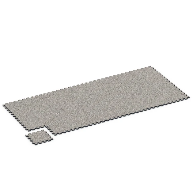 Typische Verlegung oder Einbausituation für den Artikel 6815 von WARCO - Balkongplatta gummi, Farbton Grå granit in der Abmessung 28,9 x 28,9 x 1,8 cm.