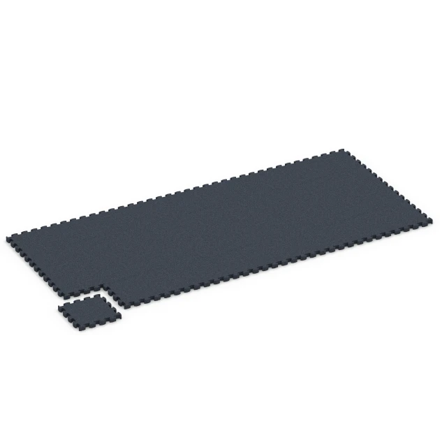 Typische Verlegung oder Einbausituation für den Artikel 6959 von WARCO - Fitness Premium träningsgolv, Farbton Antracit in der Abmessung 28,9 x 28,9 x 2,8 cm.