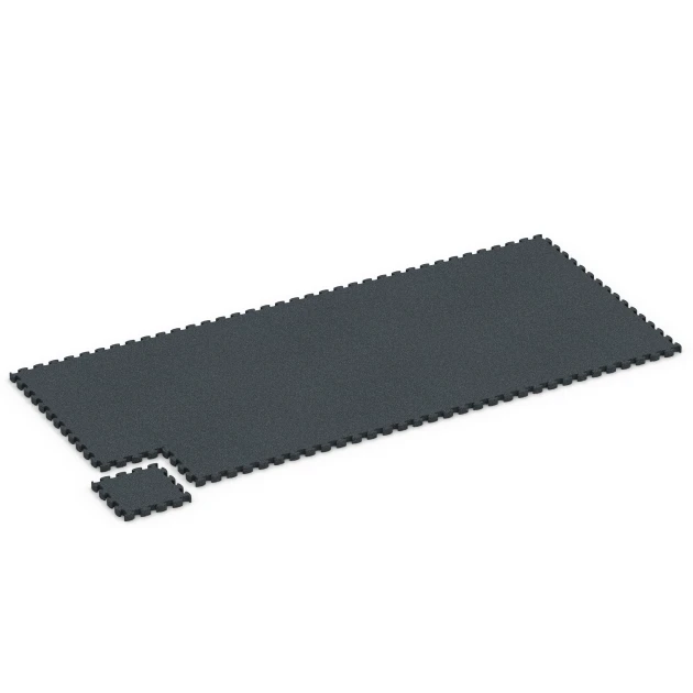 Typische Verlegung oder Einbausituation für den Artikel 6965 von WARCO - Fitness Premium studiogolv, Farbton Antracit in der Abmessung 28,9 x 28,9 x 2,8 cm.