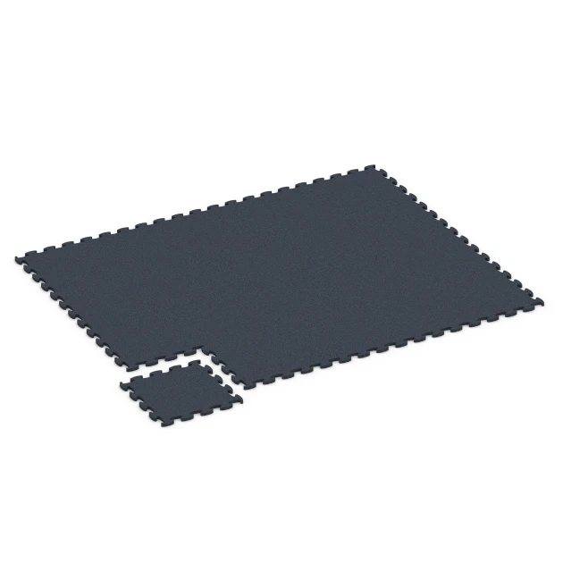 Typische Verlegung oder Einbausituation für den Artikel 6960 von WARCO - Fitness Premium träningsgolv, Farbton Antracit in der Abmessung 45,9 x 45,9 x 1,8.