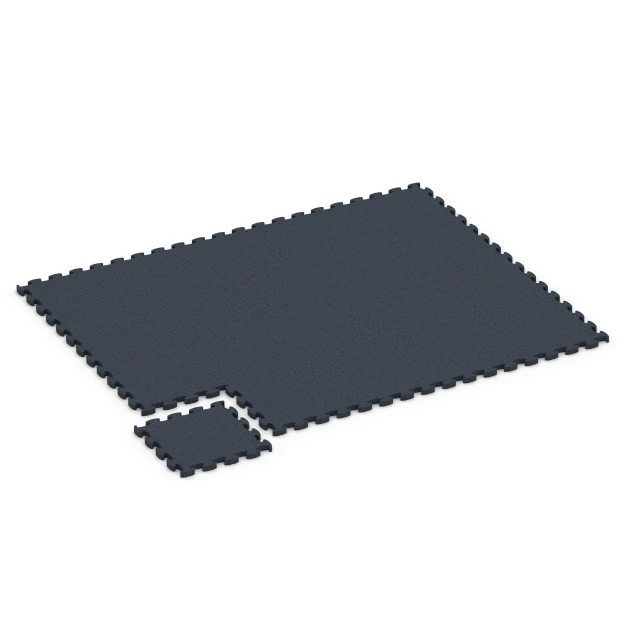 Typische Verlegung oder Einbausituation für den Artikel 6961 von WARCO - Fitness Premium träningsgolv, Farbton Antracit in der Abmessung 45,9 x 45,9 x 2,8 cm.
