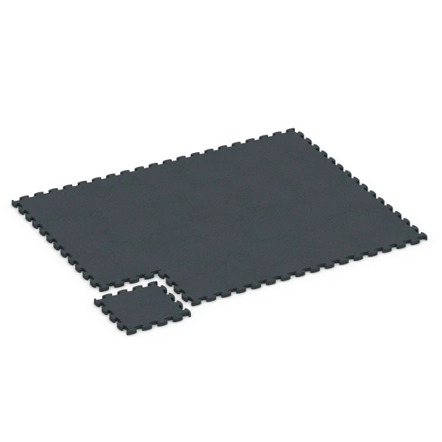 Typische Verlegung oder Einbausituation für den Artikel 6967 von WARCO - Fitness Premium studiogolv, Farbton Antracit in der Abmessung 45,9 x 45,9 x 2,8 cm.