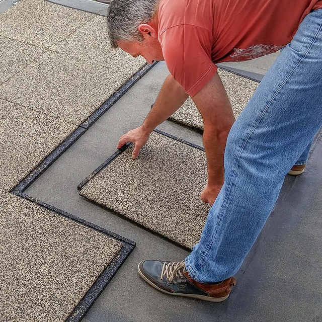 Terrassenplatten und Balkonplatten sind einfach verlegbar
